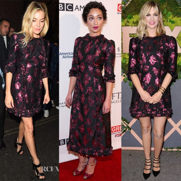 New $1550 The Vampire’s Wife Iconic Cate Metallic Mini Dress - Picture 5 of 11